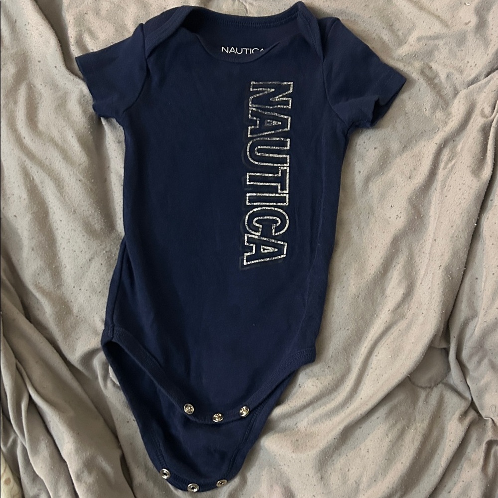 Nautica Dark Blue Kids Bodysuit